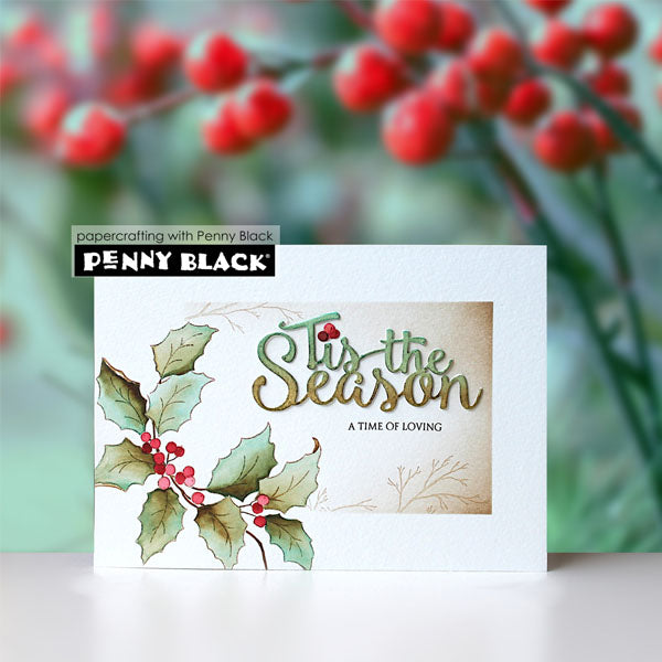 Penny Black Clear Stamps Yuletide Wings