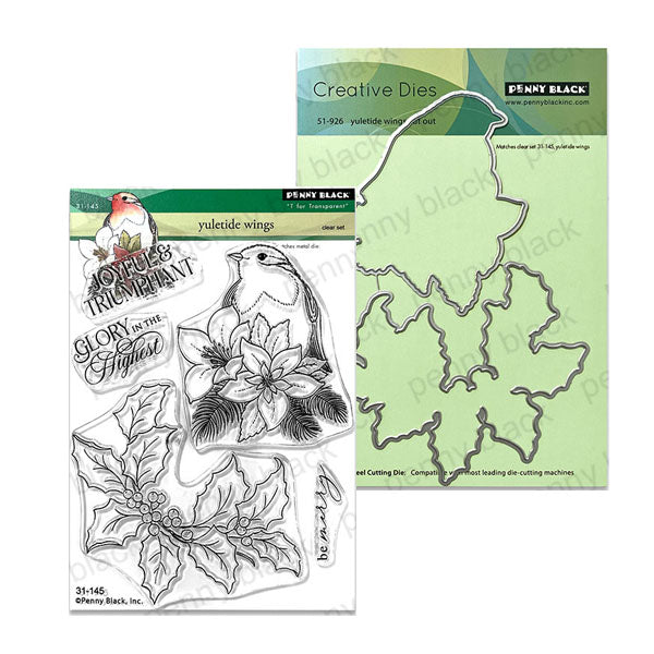 Penny Black 2pc Yuletide Wings