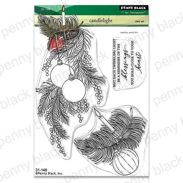 Penny Black Clear Stamps Candlelight