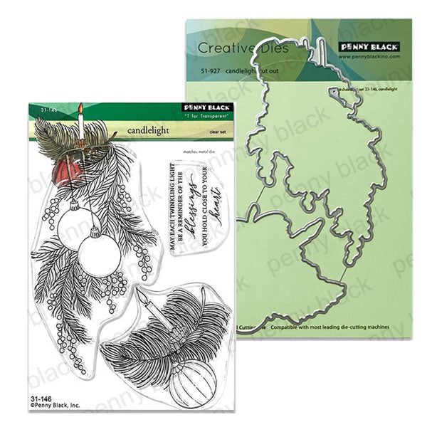 Penny Black 2pc Candlelight