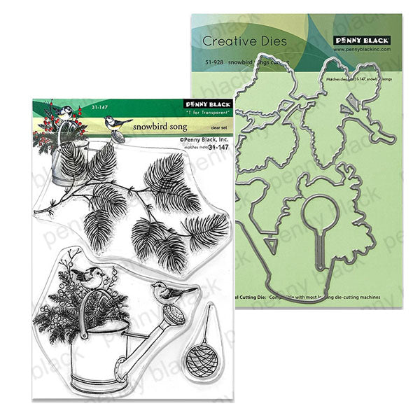 Penny Black 2pc Snowbird Song