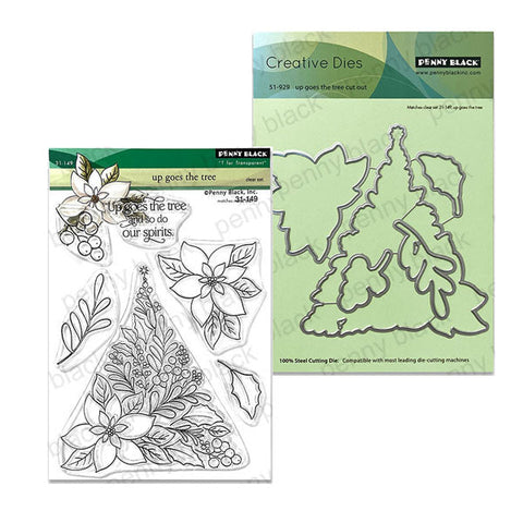 Penny Black 2pc Up Goes The Tree