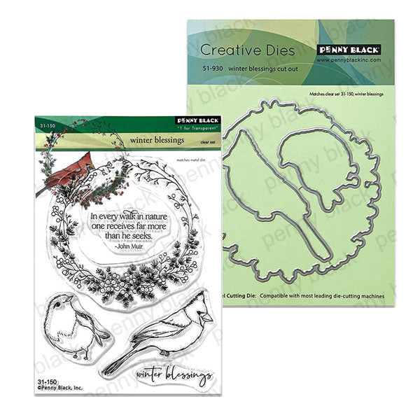 Penny Black 2pc Winter Blessings