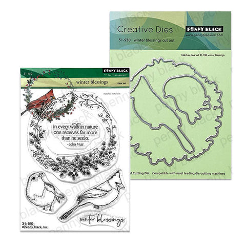 Penny Black 2pc Winter Blessings