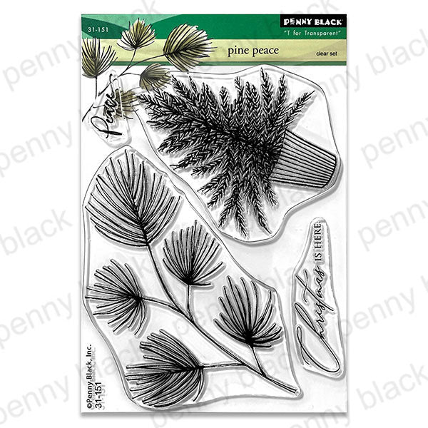 Penny Black Clear Stamps Pine Peace