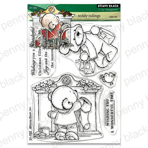 Penny Black Clear Stamps Teddy Tidings
