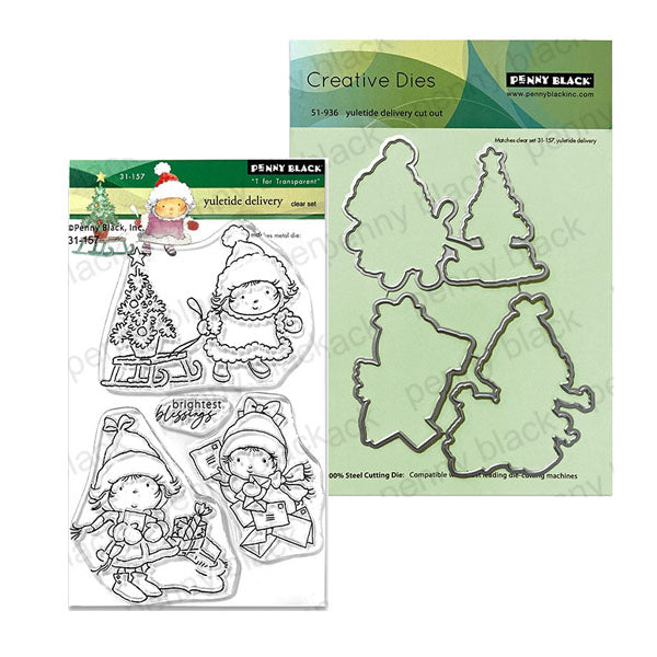 Penny Black 2pc Yuletide Delivery