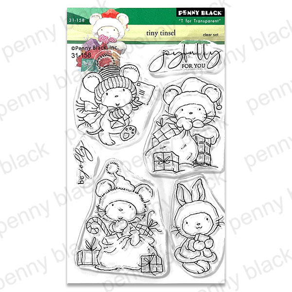 Penny Black Clear Stamps Tiny Tinsel
