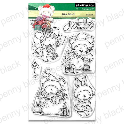 Penny Black Clear Stamps Tiny Tinsel