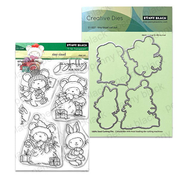 Penny Black 2pc Tiny Tinsel