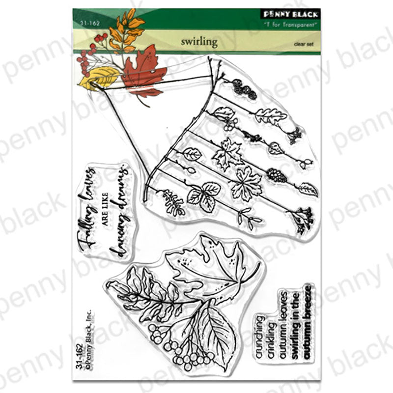 Penny Black Clear Stamps Swirling