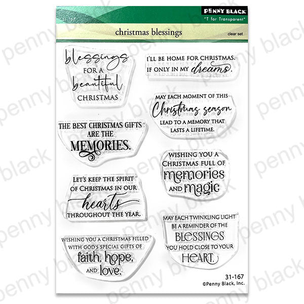 Penny Black Clear Stamps Christmas Blessings