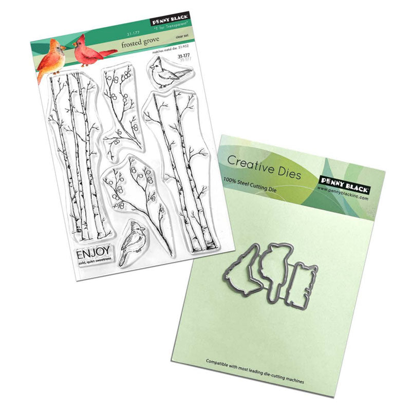 Penny Black 2pc Frosted Grove