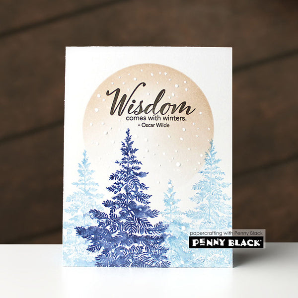 Penny Black 2pc Winter Trees