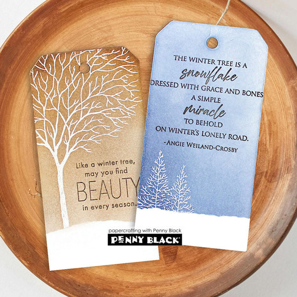 Penny Black Clear Stamps Icy Timber