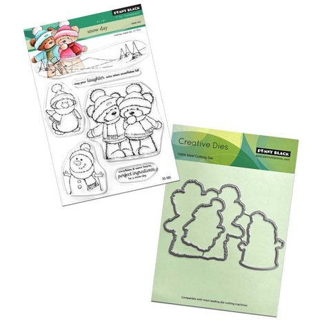 Penny Black 2pc Snow Day