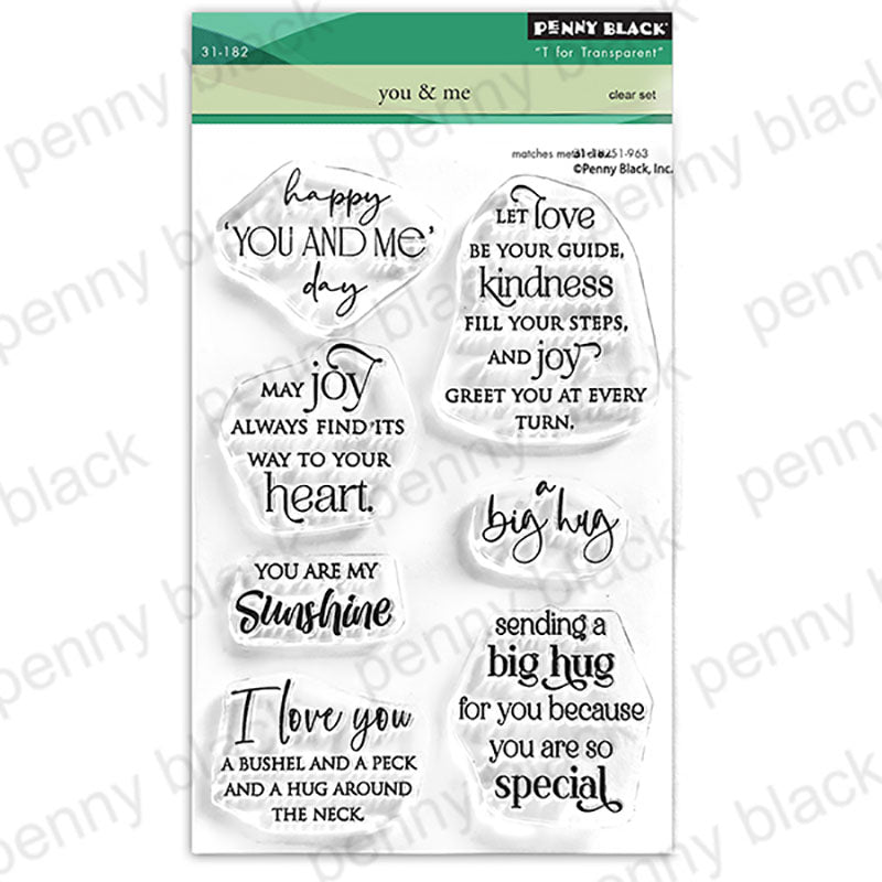 Penny Black Clear Stamps You & Me