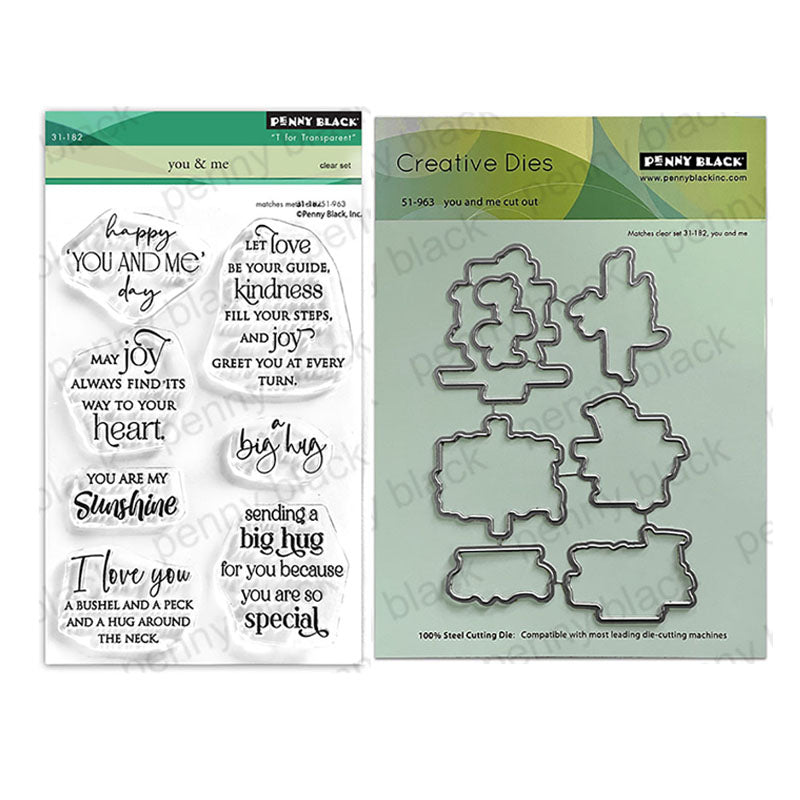 Penny Black 2pc You & Me