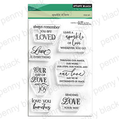 Penny Black Clear Stamps Sparkle Of Love