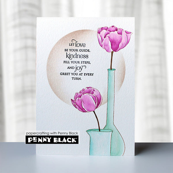 Penny Black 2pc Vases