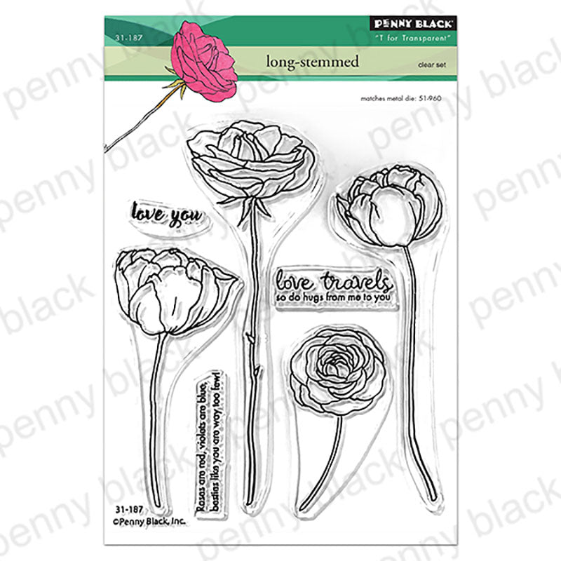 Penny Black Clear Stamps Long-Stemmed