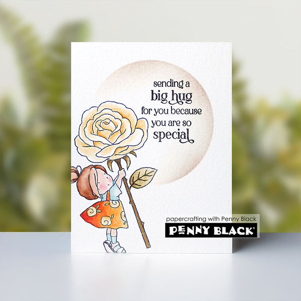 Penny Black Clear Stamps Sweet Rose