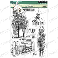 Penny Black Clear Stamps Quiet Places