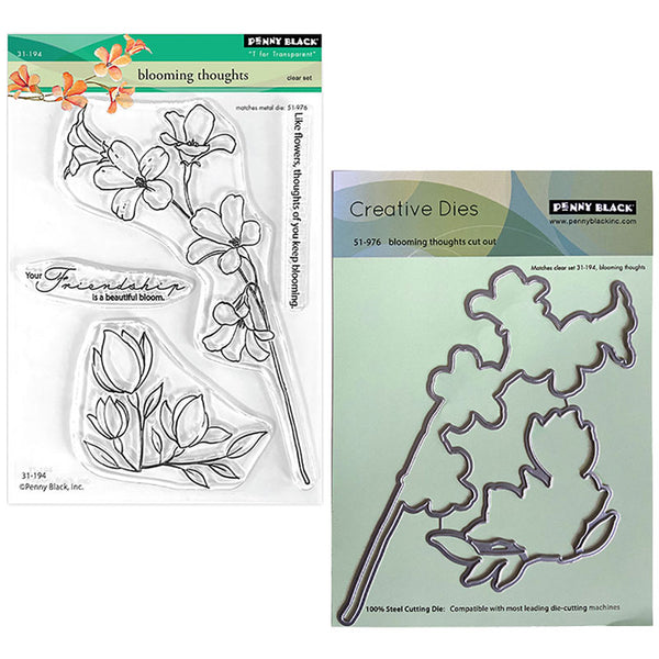 Penny Black 2pc Blooming Thoughts