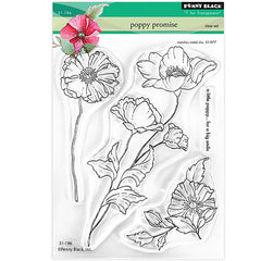 Penny Black Clear Stamps Poppy Promise