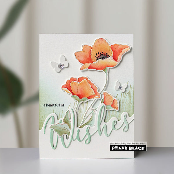 Penny Black 2pc Poppy Promise