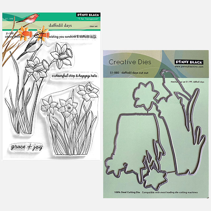 Penny Black 2pc Daffodil Days