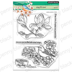 Penny Black Clear Stamps Sing & Soar