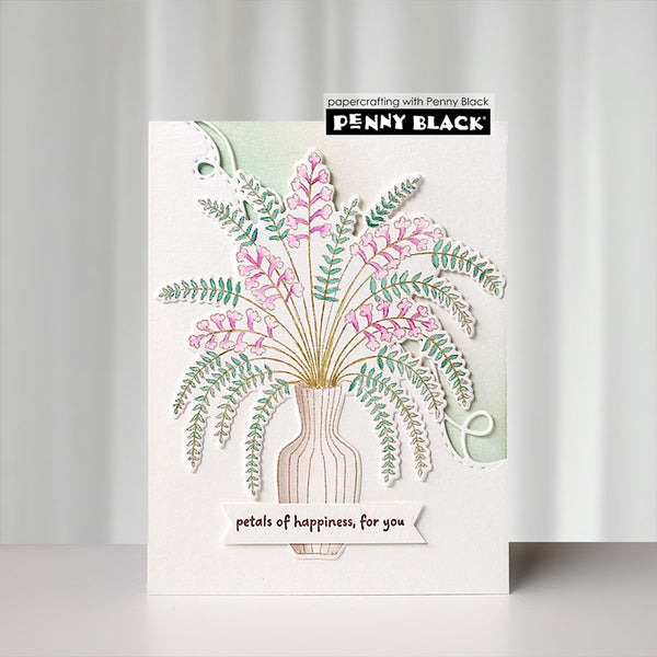 Penny Black Clear Stamps Green Joy