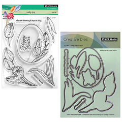 Penny Black 2pc Tulip Joy