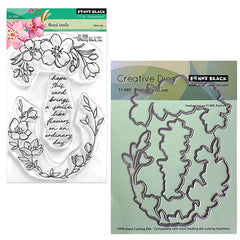 Penny Black 2pc Floral Smile