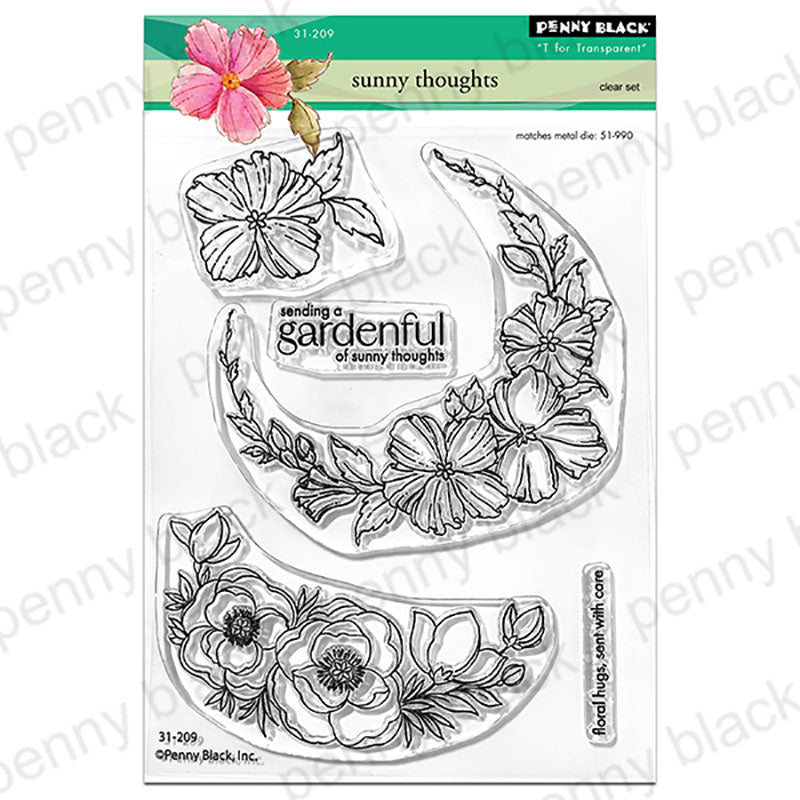 Penny Black Clear Stamps Sunny Thoughts