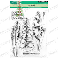 Penny Black Clear Stamps New Petals