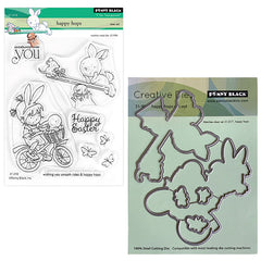 Penny Black 2pc Happy Hops