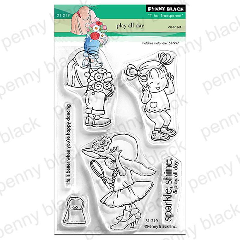 Penny Black Clear Stamps Play All Day