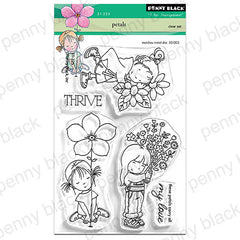 Penny Black Clear Stamps Petals