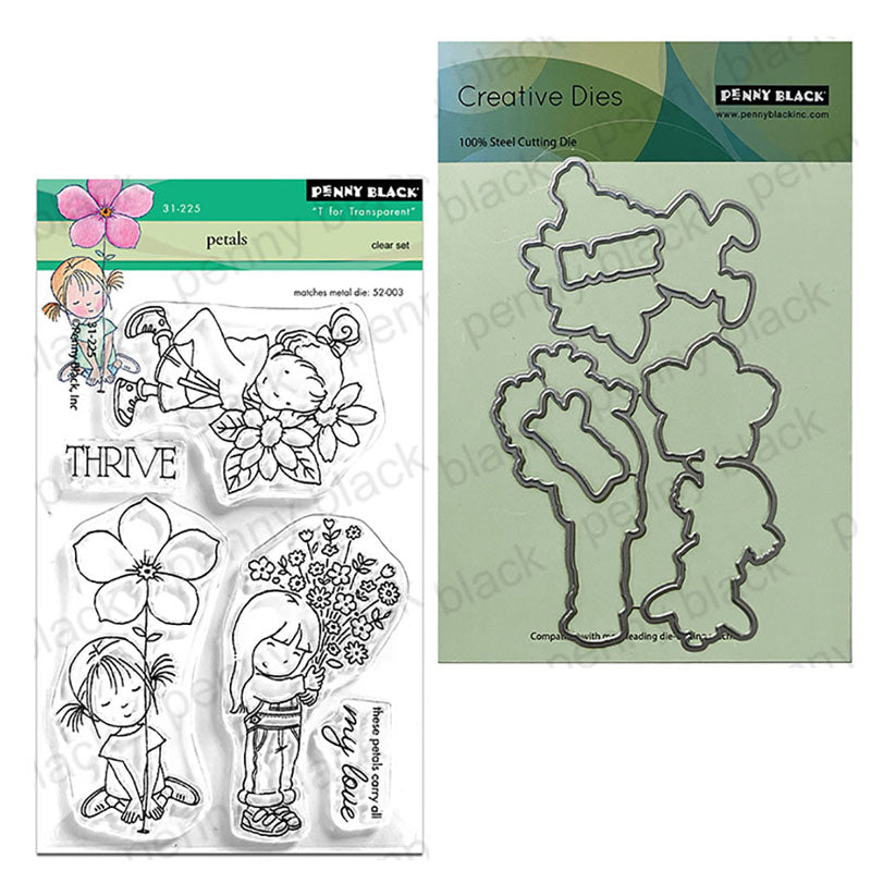 Penny Black 2pc Petals