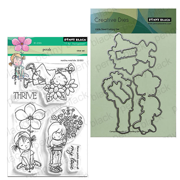 Penny Black 2pc Petals