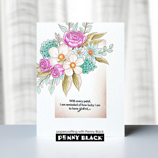 Penny Black Clear Stamps Favorite Flowers