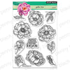 Penny Black Clear Stamps Gallic Rose