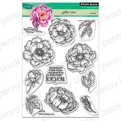 Penny Black Clear Stamps Gallic Rose