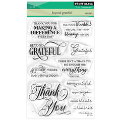 Penny Black Clear Stamps Beyond Grateful