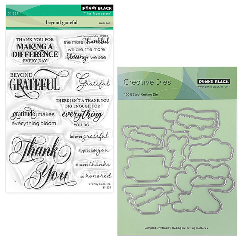 Penny Black 2pc Beyond Grateful