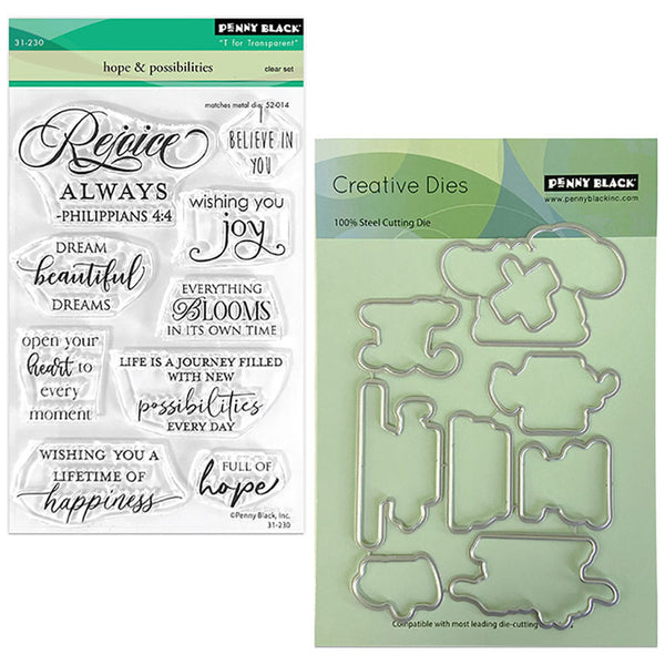 Penny Black 2pc Hope & Possibilities