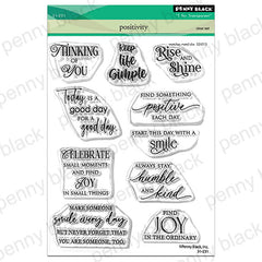 Penny Black Clear Stamps Positivity