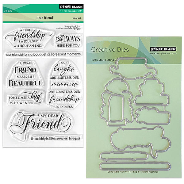 Penny Black 2pc Dear Friend